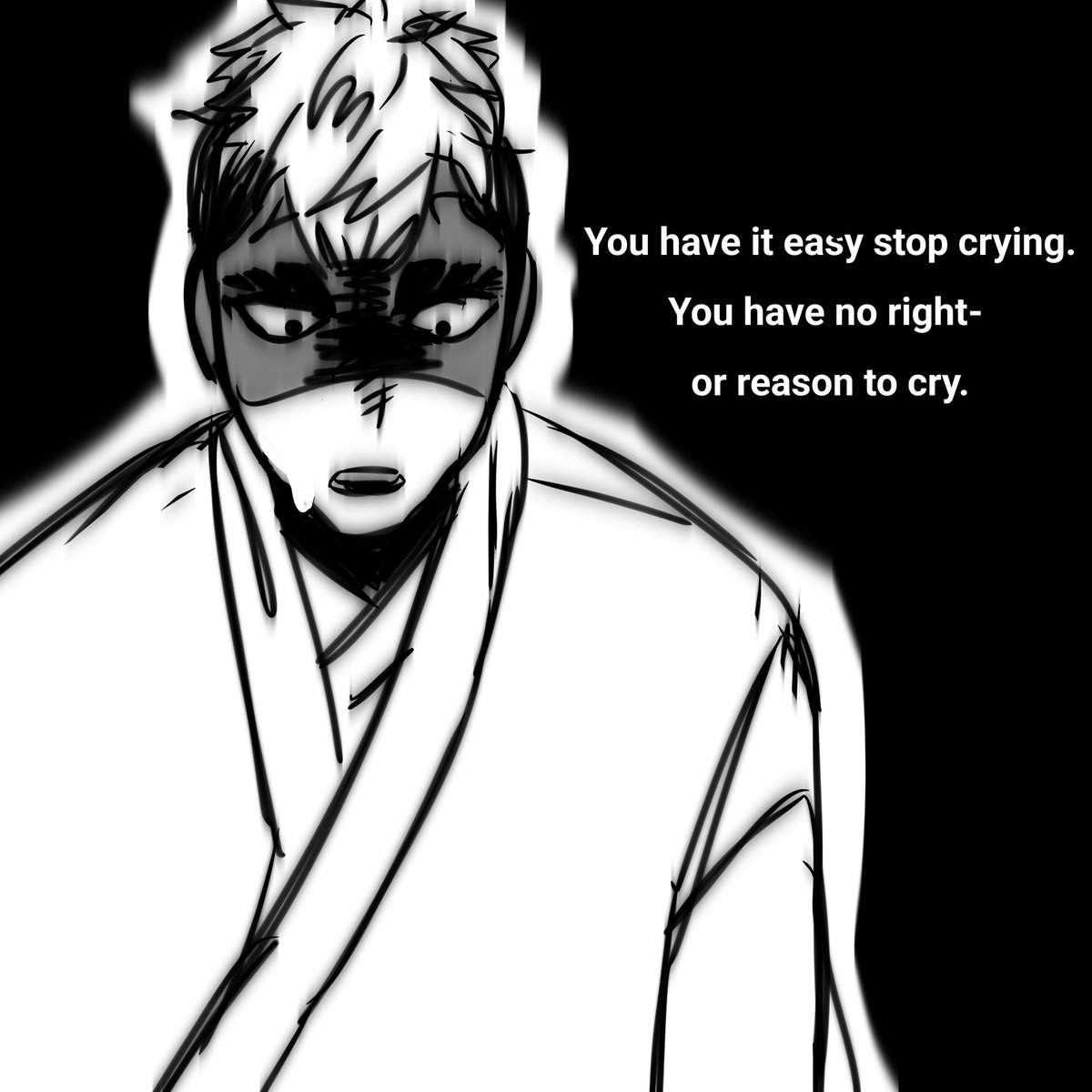 Im not like kyouka I'm  going to hit you. Do you know how hard I am trying not to?

#ZankaNijiku #gokanijiku