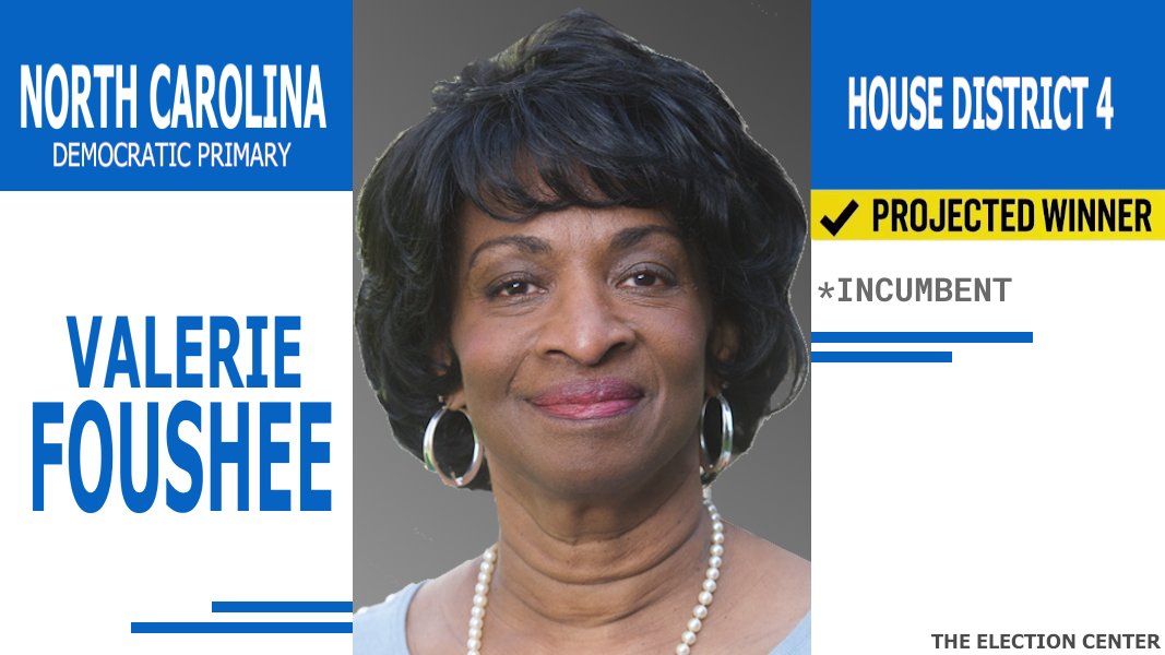 Projection: Incumbent Representative Valerie Foushee is the Projected ...