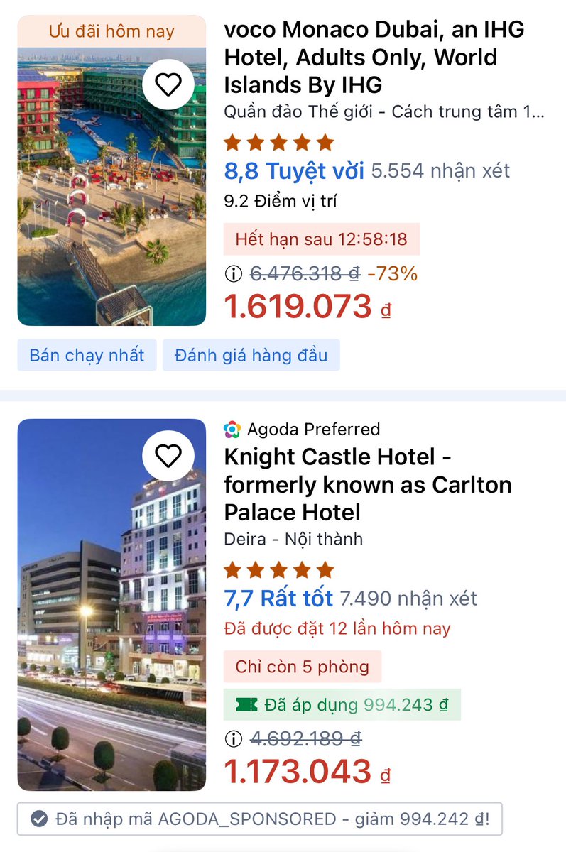 Khách sạn 5 sao ở Dubai giá rẻ bất ngờ ae ạ 😅😅