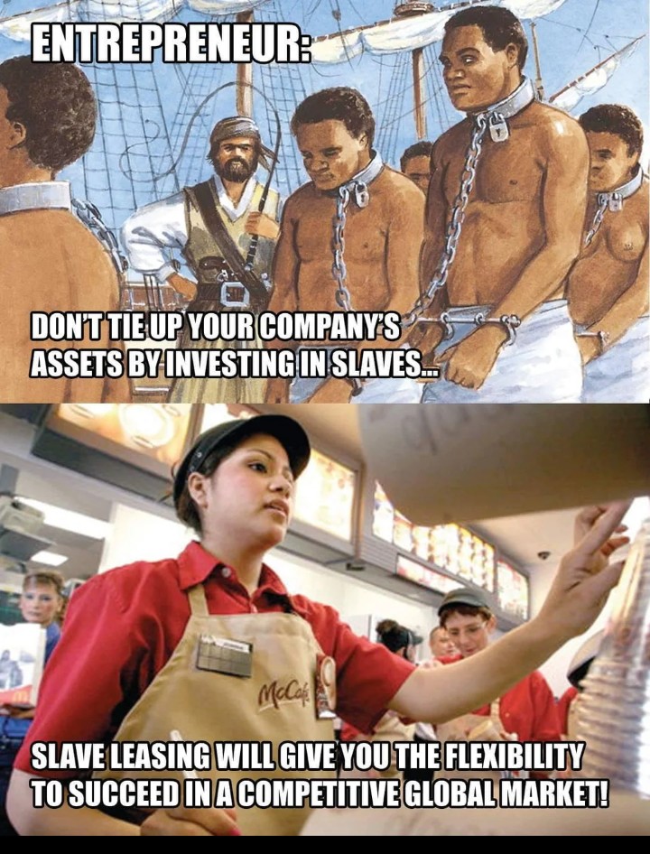 Slavery never was abolished, it was expanded