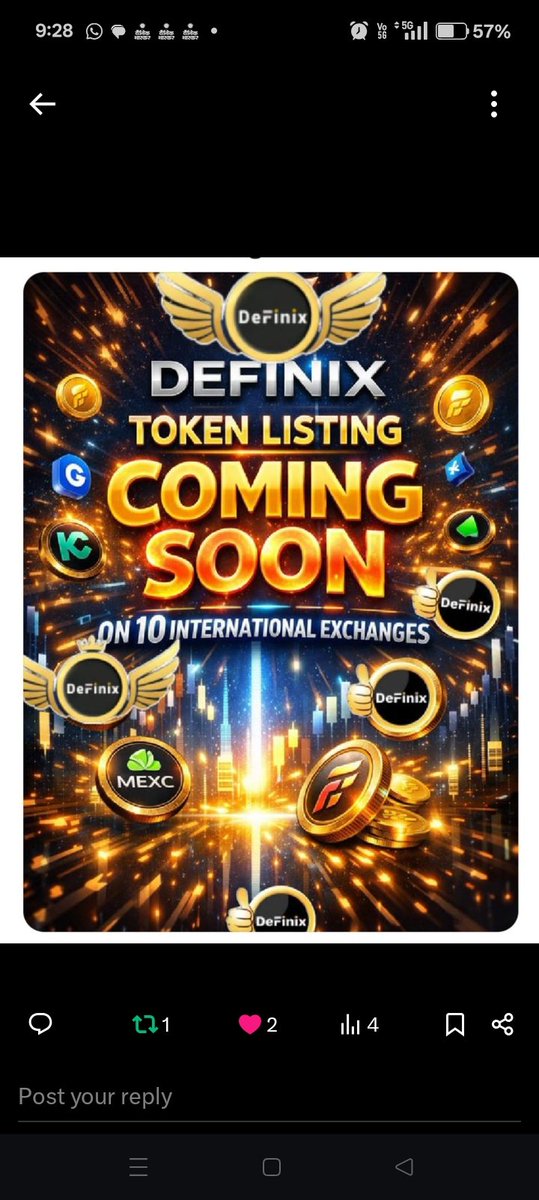 RajeshShar60230's tweet photo. @SunilKalne19875 Welcome to Definix :-
Your gateway to the future of digital finance.
Built on transparency, trust, and user-first design. Whether you're borrowing, staking, investing, or trading NFTs, #Definix puts financial control back in your hands.
#definix
#definixapp
#cryptocomunity https://t.co/LWCCmfnElO