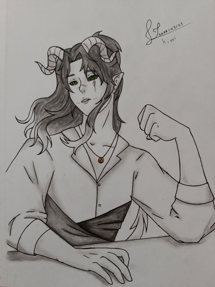 HipnosDraws's tweet photo. Um tiefling com nome de fruta/pássaro 

#art #draw #drawingart #drawing #rpg #dndart https://t.co/y8eGQZHsnQ