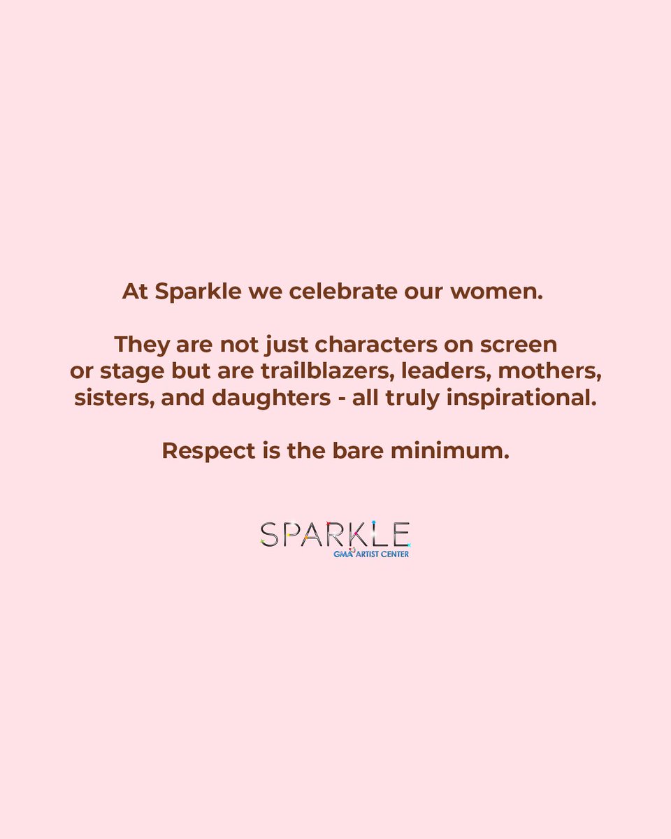 Respect is the bare minimum.