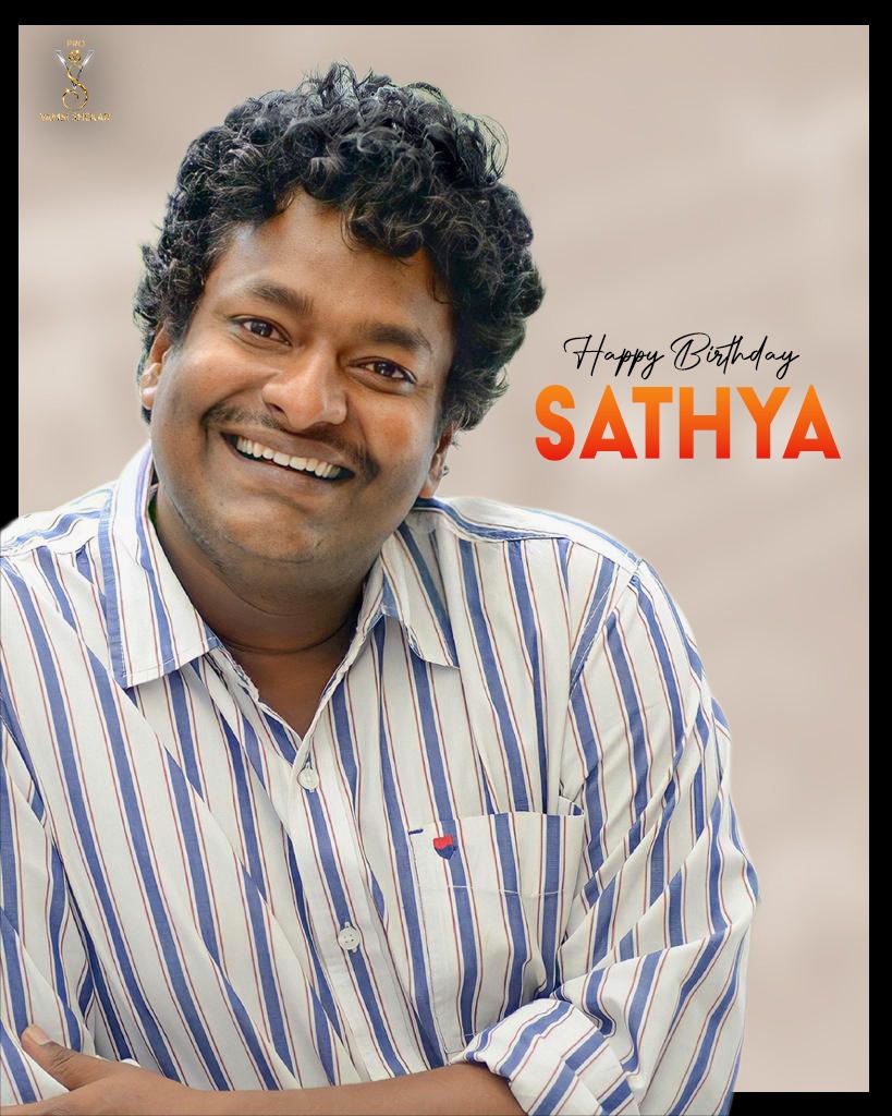 UrsVamsiShekar's tweet photo. Wishing the super-talented actor #Satya a very Happy Birthday! 🎉🤩
Have a blockbuster year ahead! 💥
#HappyBirthdaySatya #HBDSatya #JETLEE https://t.co/p9ZWiE3Jsq