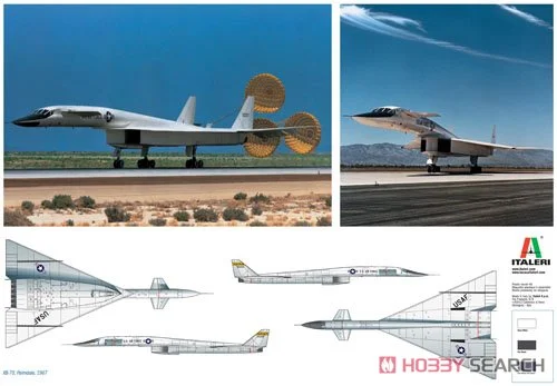 プラモデル発売中】ITALERI(イタレリ) 1/72 アメリカ空軍 XB-70