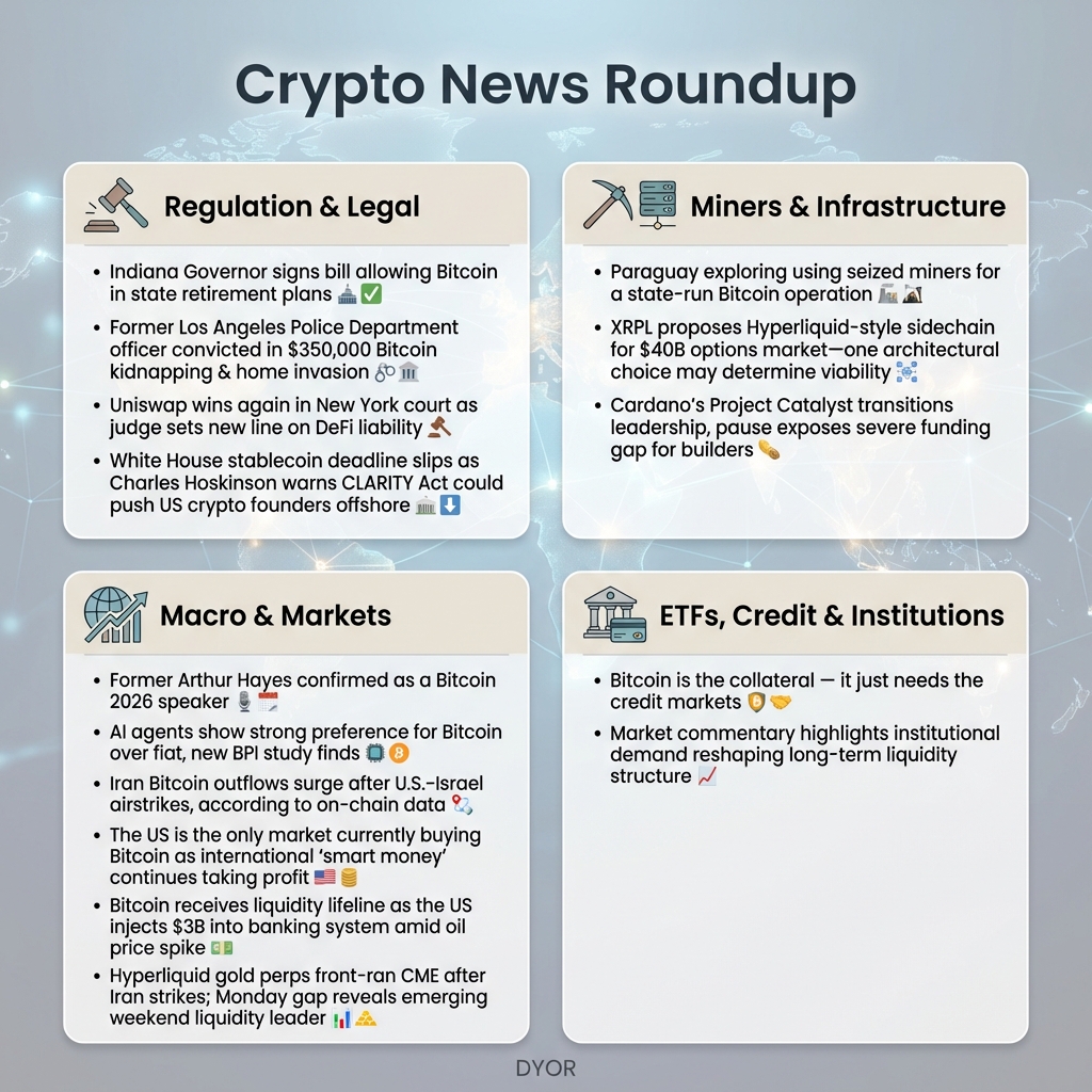 CryptoViral88's tweet photo. Crypto News Roundup #CryptoNews #Bitcoin #Ethereum #Web3 #DeFi #Blockchain #MarketUpdate #CryptoInfographic #Regulation #Macro #Mining #ETFs #DYOR #Crypto https://t.co/TXVKMkpkkS