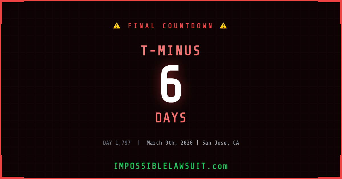 Impossible Lawsuit tweet media