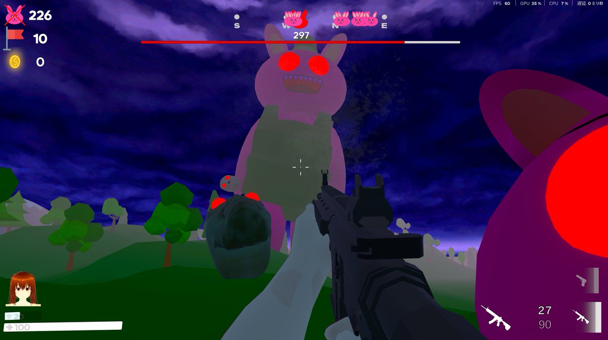 yajuekodev's tweet image. ヤンキーウサギはあと12時間ぐらいでリリースなので今はリリースビルドの最終テストを行っています🥹
store.steampowered.com/app/3922140/Ya…

#Unity #unity3d #indiegame #indiegames #gamedev #solodev #ゲーム開発 #ゲーム制作 #FPS