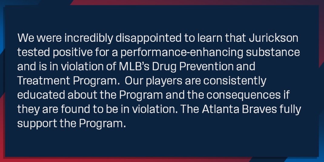 b_outliers's tweet image. Just realized the Braves basically copy and pasted their statement from last year on Profar’s suspension this year….except they removed the word “surprised”  

which just perfect

still disappointed but not surprised