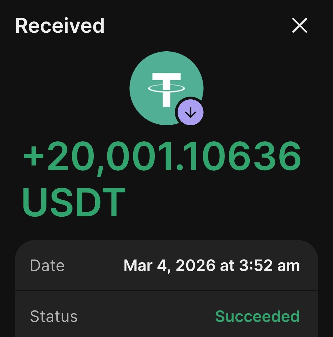 Only in crypto 💎
Grateful to be earning this much just doing what I love ❤️
$200 × 10 people ($2,000) loading today ✅
GM ☀️
Reply to this post to get added immediately 📌