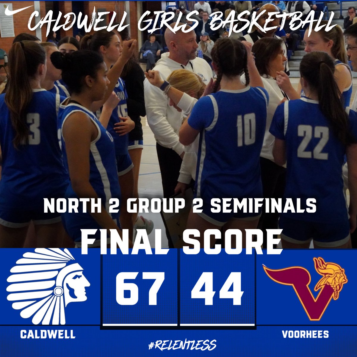jchsgirlshoops's tweet photo. 💥Varsity WINS in N2G2 Semis vs. Voorhees. Great TEAM win💪🏼 So proud of these girls🤩
Next Up: Sectional Final Friday, 3/6 at 6pm 🏠 vs. Madison. 
🔹Addison Keenan- 34pts, 6rbds, 4stls 
🔹Téa Fiore- 20pts, 6rbds, 8stls
🔹Fallon Fiore- 7pts, 4stls, 5asts
#f💙mily #relentless
@Chattermeister 
@ChrisNalwasky 
@PGHNewJersey 
@CWCJCHS 
@addykeenan5 
@HSSportsNJ 
@guy_kipp