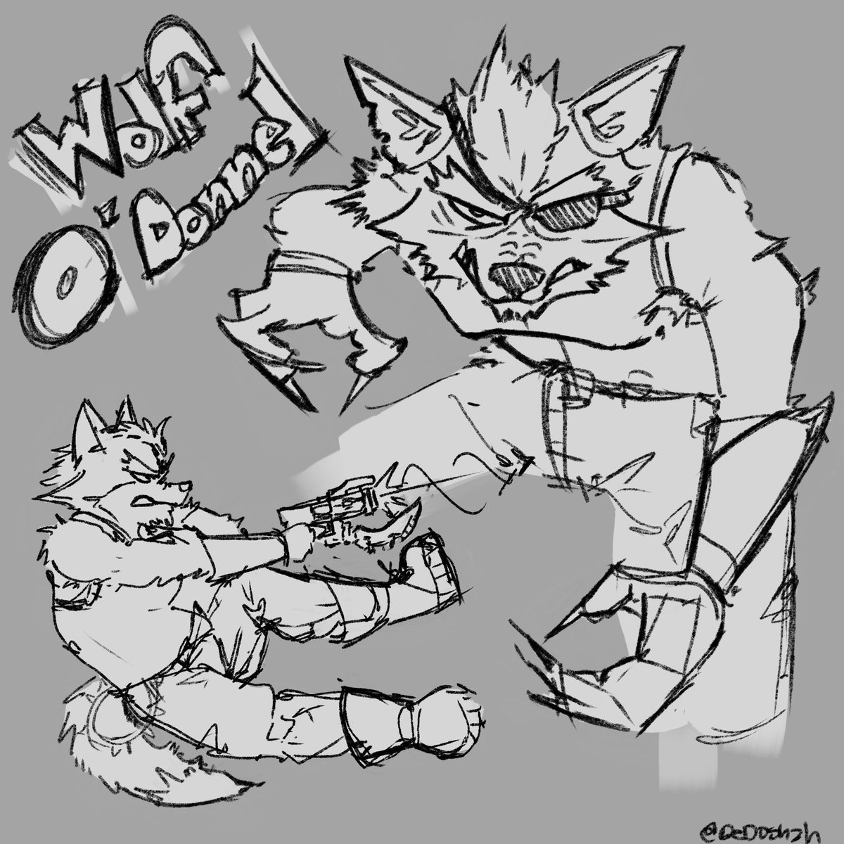 Returning to my roots. I missed you Wolf O’Donnel ❤️

#starfox #furry #art