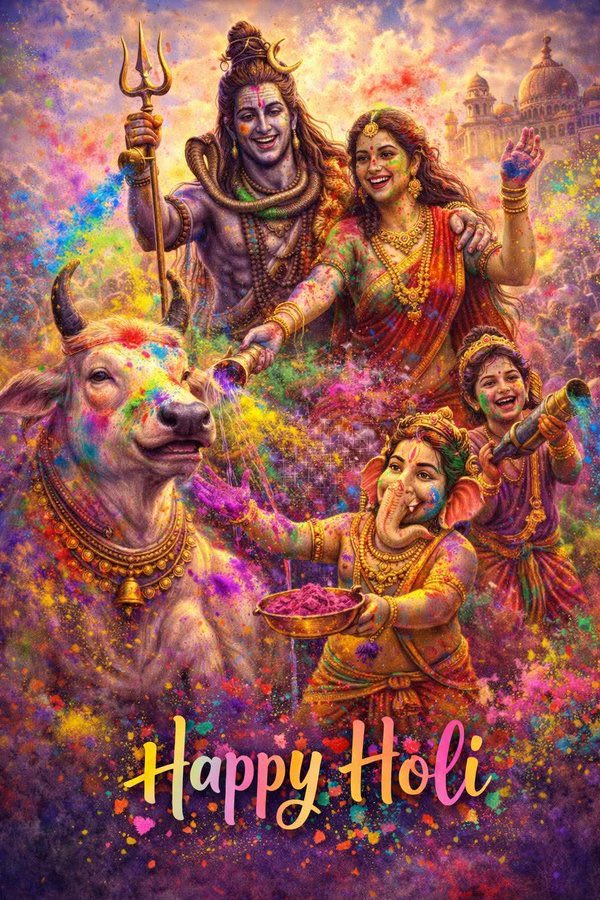 Sprituallife's tweet photo. रंगों का पावन पर्व होली आपके जीवन में
खुशियों के अनगिनत रंग,
सफलता की नई ऊँचाइयाँ
और रिश्तों में और भी अधिक अपनापन लेकर आए।

जैसे गुलाल की खुशबू चारों ओर फैलती है,
वैसे ही आपके जीवन में सुख, समृद्धि और सम्मान
हमेशा महकते रहें।

 शुभ होली 

#Holi2026 https://t.co/URFpkBYqQ2