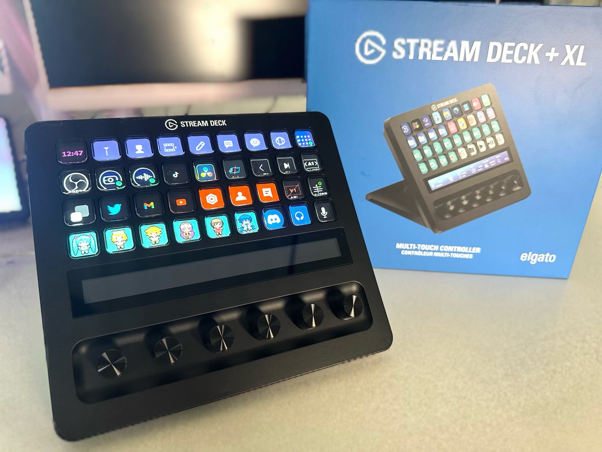 ‍＼＼ 超どでかStream Deck!! //／／ Stream Deck+XL ▷脅威の4×9の36