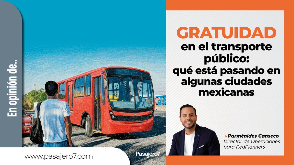 Pasajero7's tweet photo. Programas de #TransportePúblico gratuito muestran la rentabilidad social del sistema y pueden ser utilizados como palanca para subsidios más amplios que garanticen tarifas asequibles, calidad operativa y sostenibilidad a largo plazo.
➡️Lee: https://t.co/vhM6XAghaZ
@RedPlanners https://t.co/zlzOM9V5NC