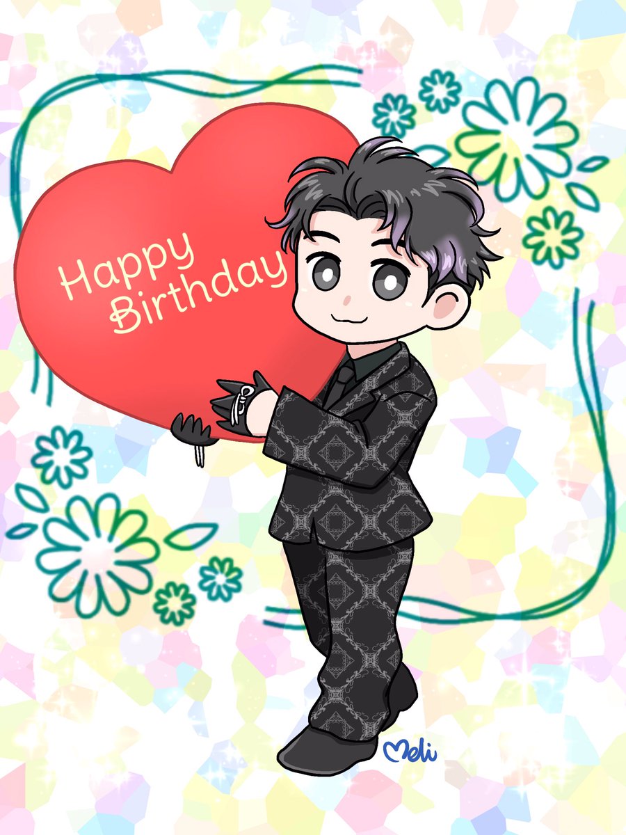 raphadon1129's tweet photo. @nicolsato そしてnicoleさんもお誕生日おめでとうございます！！🥳🎂🎉🎁💖
今年も無事に一緒にお祝い出来て嬉しいです…！どうかnicoleさんにとっても素敵な誕生日になりますように🍀︎✨
ささやかですが今年も健くんを… ファンミーティングの写真が好きだったので模写させていただきました😂 https://t.co/wj6NOyTmdl