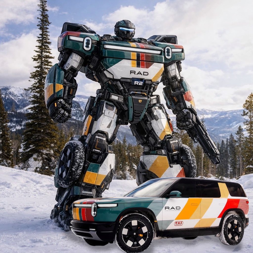 unkraider's tweet photo. Help us R2,  you’re only hope.  #rivian #rad #rivianr2 #transformers #rivianstock #rivisnshareholder https://t.co/7CJp4TBiEc