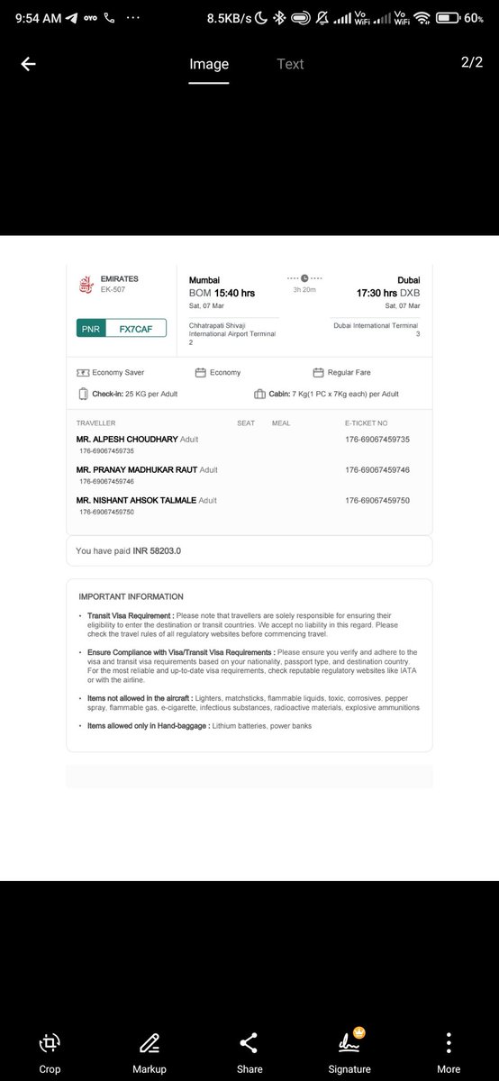 Nishant_DC's tweet photo. @EmiratesSupport @emirates I am keep trying to call Airline but no Help.
Please let me know how can I get refund of 58203.

It's big Money for me. https://t.co/4jCNkY3iQj