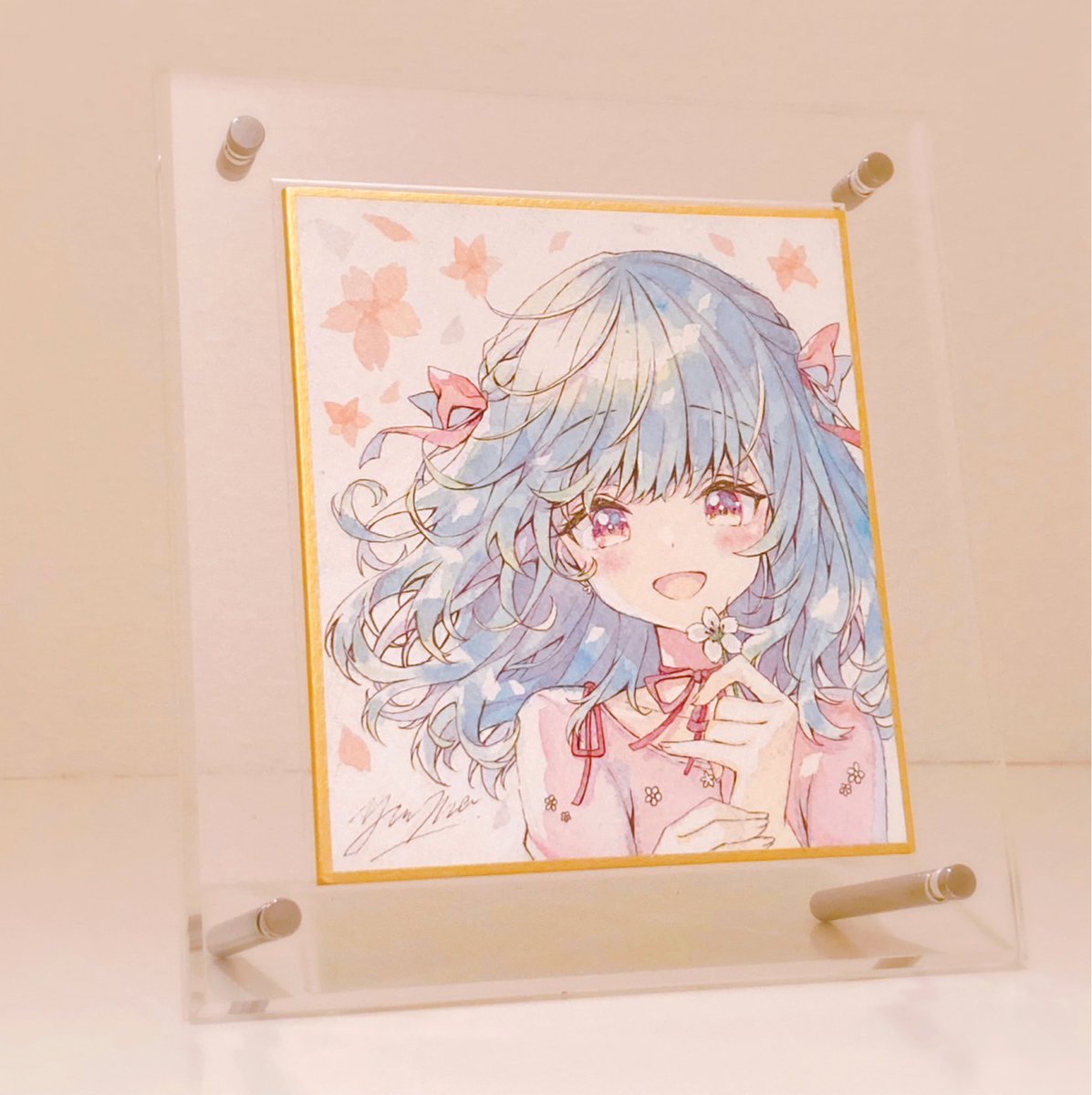 🌸直筆ミニ色紙 展示・販売のお知らせ🌸 ジュンク堂書店様 池袋本店9F