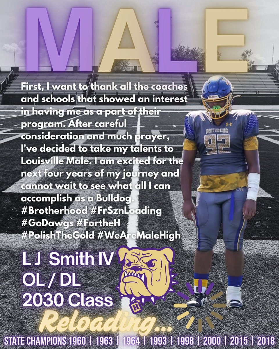 LJ_94_Smith's tweet photo. Thanks to my parents for their love and support. 
#Brotherhood #FrSznLoading #LinemenHoopToo #ForTheH #PolishTheGold @KYFUTURESTARS @54SportsNetwork @AlPopsFootball @cleats2whistle @MaleHighBBall @LMHSCoachPorter 
@CoachWhitt_ @CoachTow_ @Coach_CFRANK @CoachRav @CoachNGilbert https://t.co/WzaaZlKKr6
