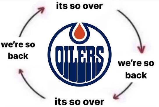 TopTierPucks's tweet photo. Life of an Edmonton Oilers fan https://t.co/wukh9tLKSy