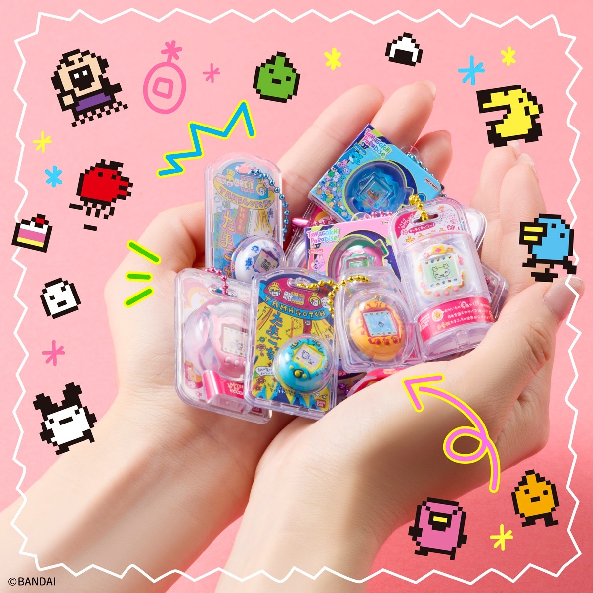 ／
㊗本日3/9(月)発売～🎊✨
『たまごっち おかしなたまごボーロっち パッケージチャームつき３』
＼
懐かしの初代たまごっちから、最新のTamagotchi Paradiseまで、全12種（うちシークレット１種）！

詳細▼
bandai.co.jp/candy/products…

<a href="/candytoy_c/">バンダイ キャンディ【公式】</a> #たまごっち #Tamagotchi