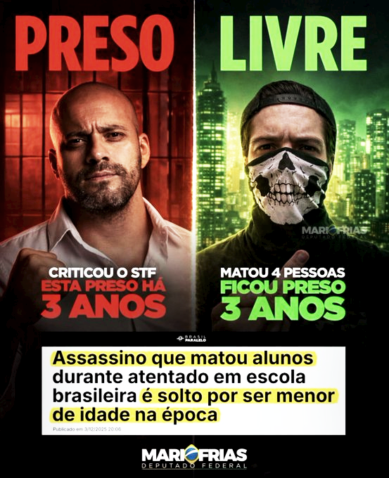 BrazilenDireita's tweet photo. Inacreditável!
Que desgraça fizeram com o Brasil?
#corrupção #injustiça #lula #stf #moraes #tpffoli #Gilmar #fachin #lulinha #vorcaro #pgr #pcc #cv https://t.co/DoLLPFCJJl