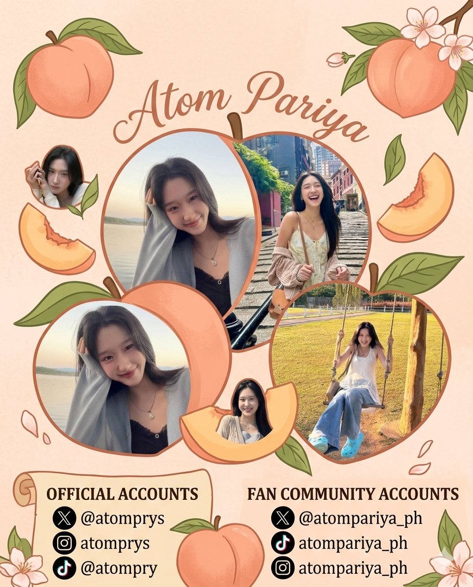 atompariya_ph's tweet photo. To our sweetest Atom Pariya, Atom Pariya Philippines was born from love and admiration for your kind heart and inspiring spirit.   

This page exists to celebrate you, support you proudly, and protect your name always. No matter the distance, you will always have a home here in the Philippines 🇵🇭. We are here for you always.

#AtomPariya 
#อะตอมปริยะ 
#atomprys