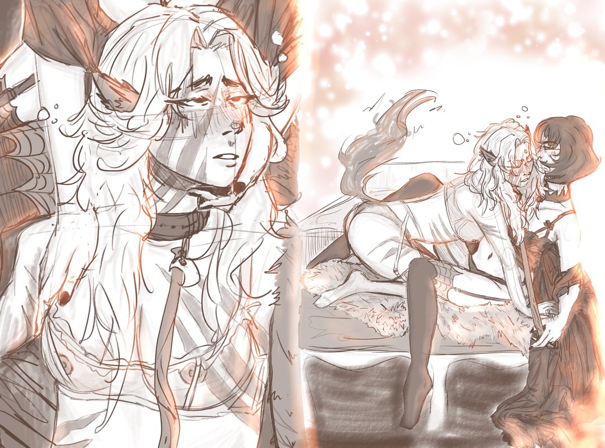 drunk puppies can’t think for themselves🐾🦇 ~ #silver #mina #deadlock #bloodmoon