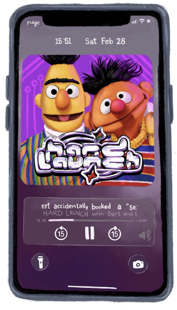 pyxilzz's tweet image. This was meant to be a silly doodle but  Bert and Ernie yearned for dimension
#phanart