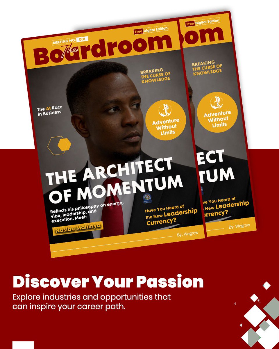 GilleardGaddy's tweet photo. 🌍 You’re Invited to Explore Excellence!

We are delighted to welcome you to read The Boardroom Magazine — your premier source for leadership insights, corporate strategy, governance, and executive perspectives.

Read your copy here: https://t.co/g4U99p7cmU

#Magazine https://t.co/RpCcOX3kdX