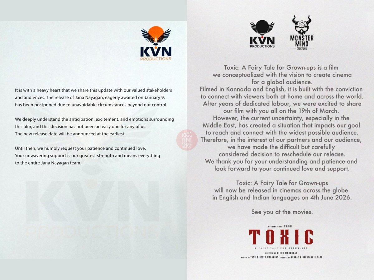 Feeling Very Bad for #KVNProductions 

#JanaNayagan #Toxic
