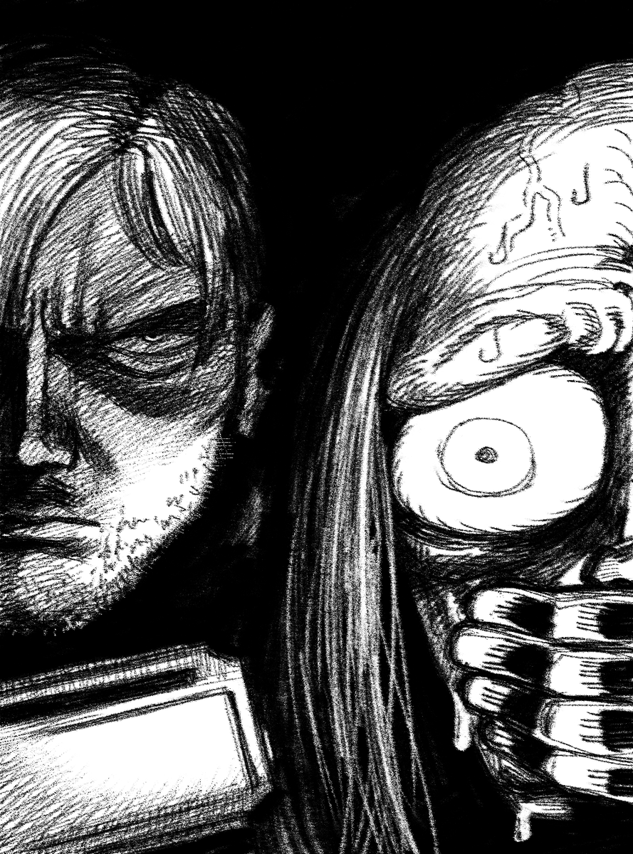 Resident Evil 9, but the Shadow Ghost knows Leon's behind her.