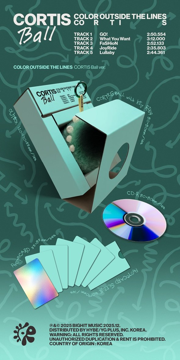 CORTIS】 📢再入荷！ ファーストEP『COLOR OUTSIDE THE LINES』の