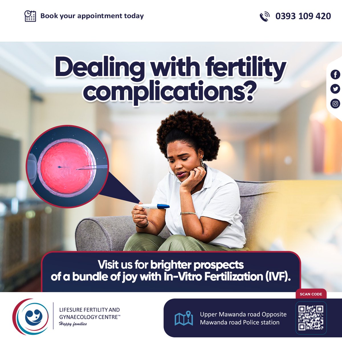 LifesureC's tweet image. Many women go through fertility challenges quietly, often out of fear of judgment or criticism. But you don’t have to carry it alone, sometimes sharing a challenge is the first step towards finding a solution.

#InVitroFertilization #LifesureFertility #IVF