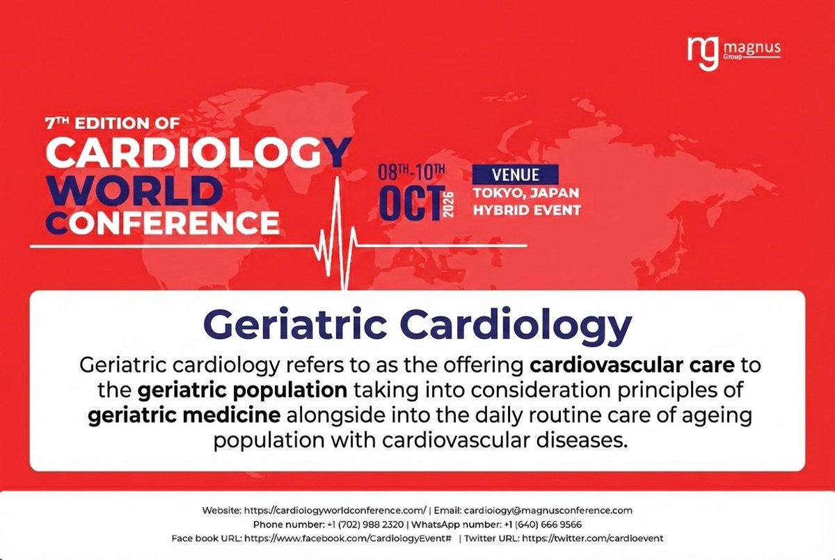 Cardiology World Conference tweet media