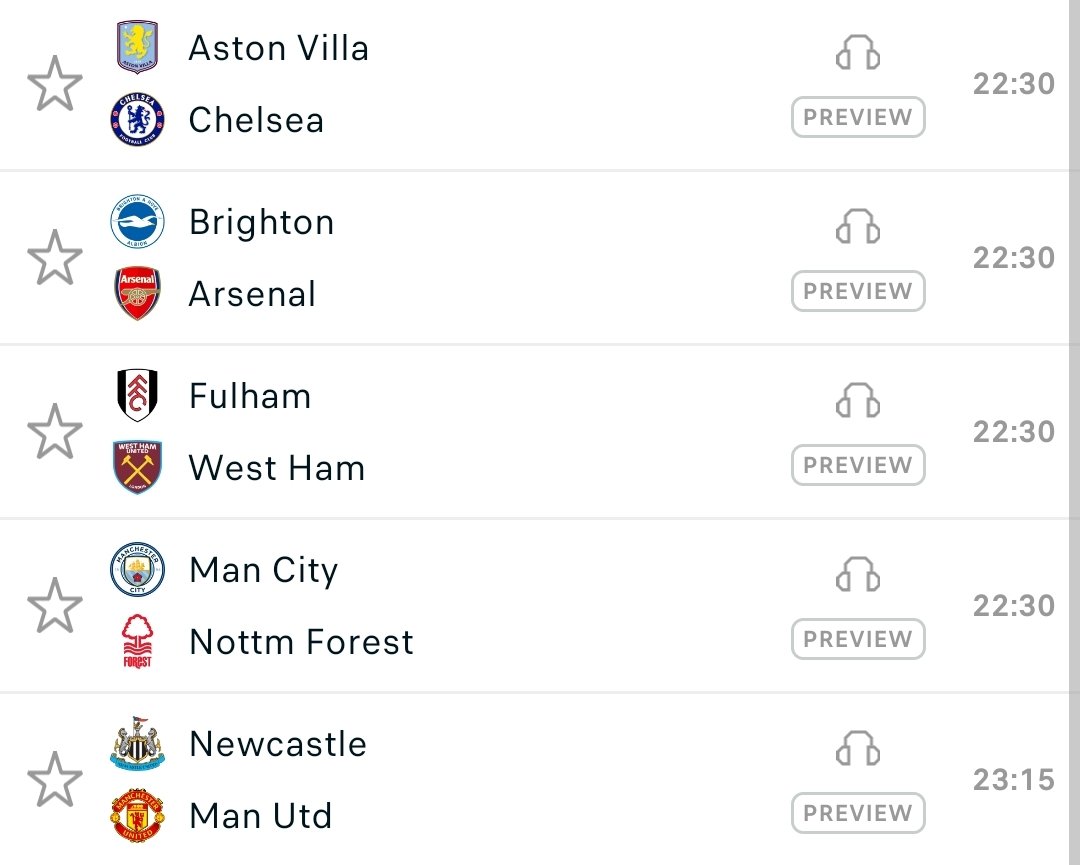 The Octopus 🦑 EPL GW-29 predictions for today:

Aston Villa 2-0 Chelsea
Brighton 1-2 Arsenal (set-pieces)
Fulham 1-1 Westham 
Man City 0-1: Nottingham Forest
Newcastle 3-1 Manchester United(OG) 

What Changes would you make on these predictions?