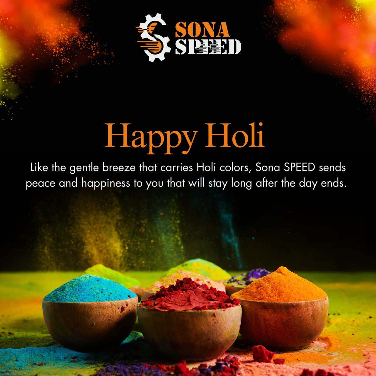 SonaSpeed's tweet photo. Some joys arrive quietly; the drift of color, the warmth of family, the comfort of a kind message. Sona SPEED sends you those simple, beautiful moments this Holi. May your celebrations be calm, colorful, and filled with love. Happy Holi from our entire team.
#FestivalOfColors https://t.co/KGb3yzXPX6