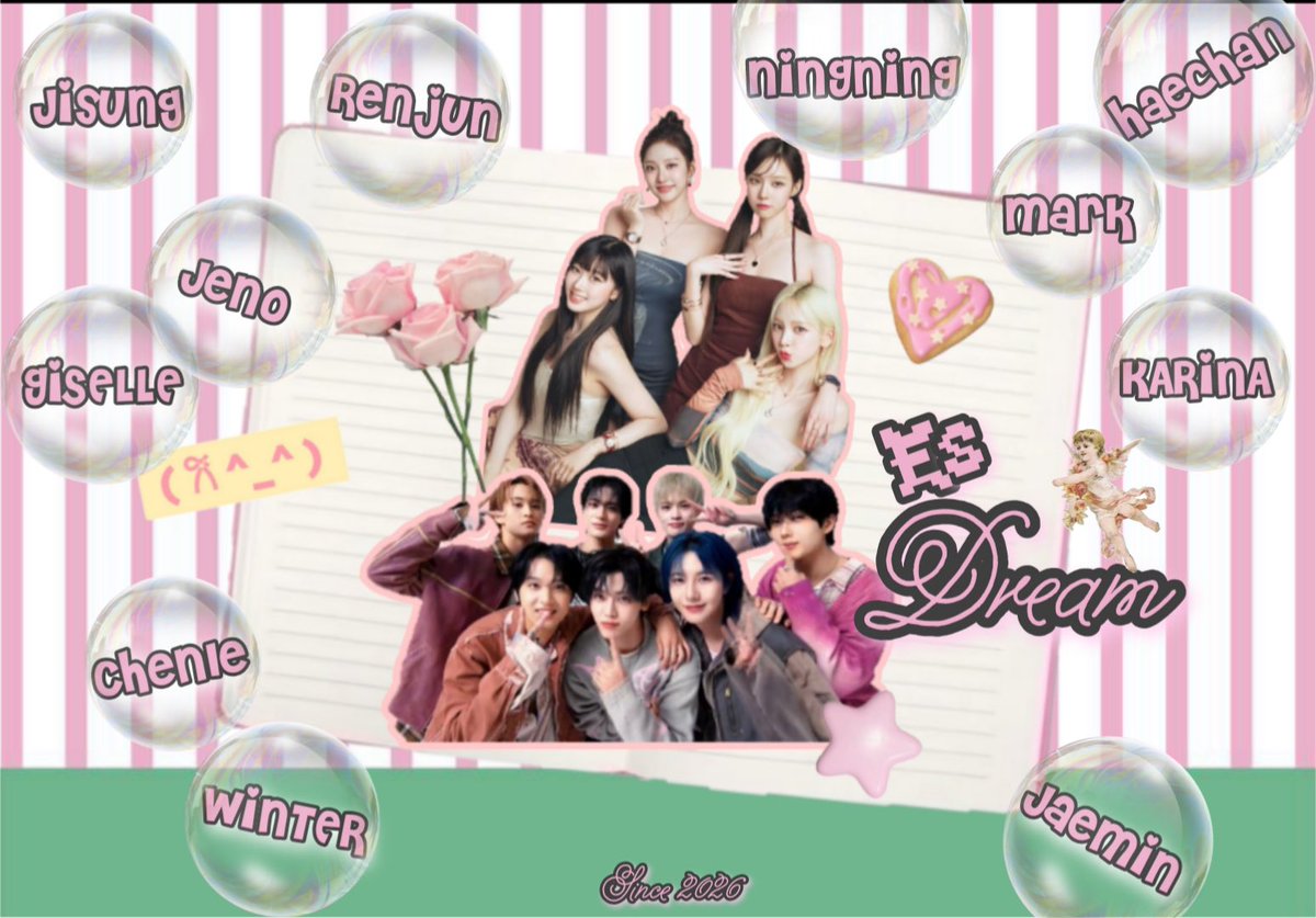 ⠀
Yo, called to be part of something fun?  
We’re building the ultimate AESPA x NCT DREAM GDM with max twins 2. Chill vibes only, no awkward moments guaranteed.

Taken List : Jeno (2), Giselle (1),  Karina (1) 

Spots are filling fast. Leave your @ below if you’re interested!
⠀