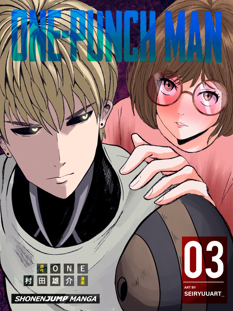 seiryuuart_'s tweet photo. Ame mucho cuando hice está portada fake, ojalá vuelva a tener inspiración así otra vez jsjs

#Ocxcanon #opmoc #OnePunchMan #fakescreen #manga #yumetwt https://t.co/NsELI2TIHJ