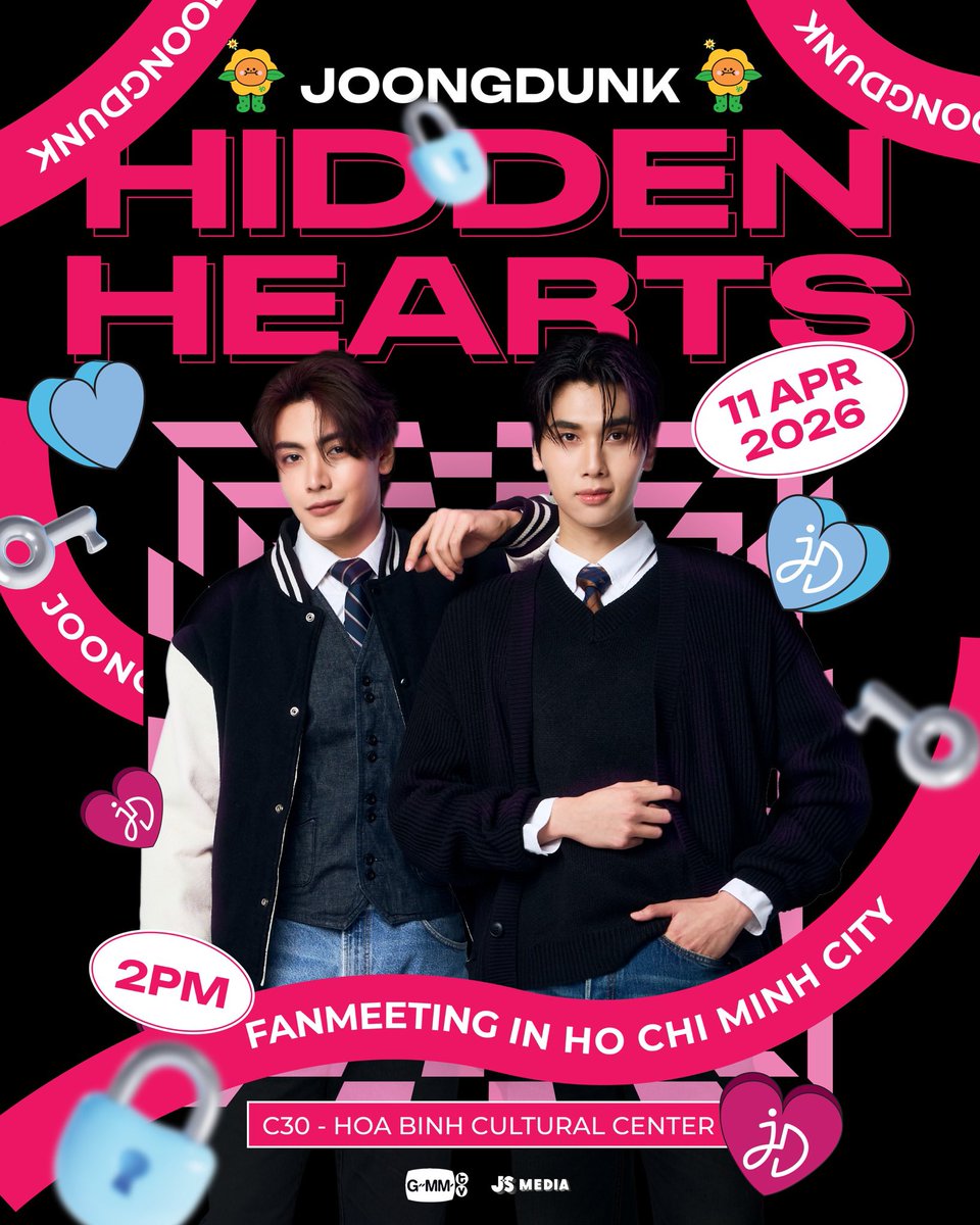 GMMTV FANFEST JoongDunk シークレット Secret Shhh! A secret date has just been set 🤫 This April, JoongDunk