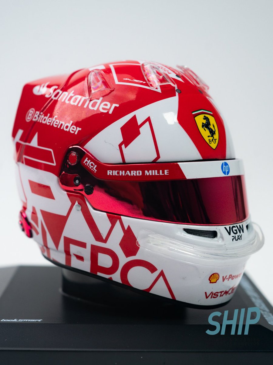 SportsPurveyor's tweet photo. New drop
1:5 mini helmet
2025 Aston Martin Fernando Alonso
2025 Scuderia Ferrari Lewis Hamilton (early season version)
2024 Scuderia Ferrari Charles Leclerc Monaco GP
2024 Scuderia Ferrari Charles Leclerc Italian GP
#ready2SHIP https://t.co/aqfm6pCHVh