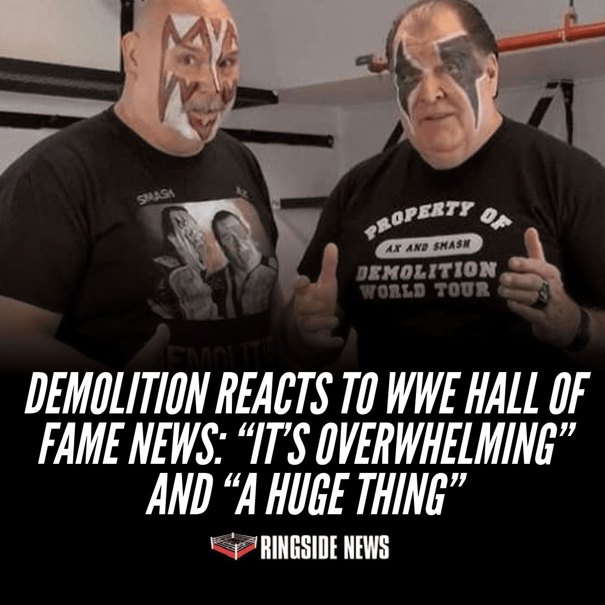Demolition Reacts to WWE Hall of Fame News: “It’s Overwhelming” and “A Huge Thing” ringsidenews.com/demolition-rea…