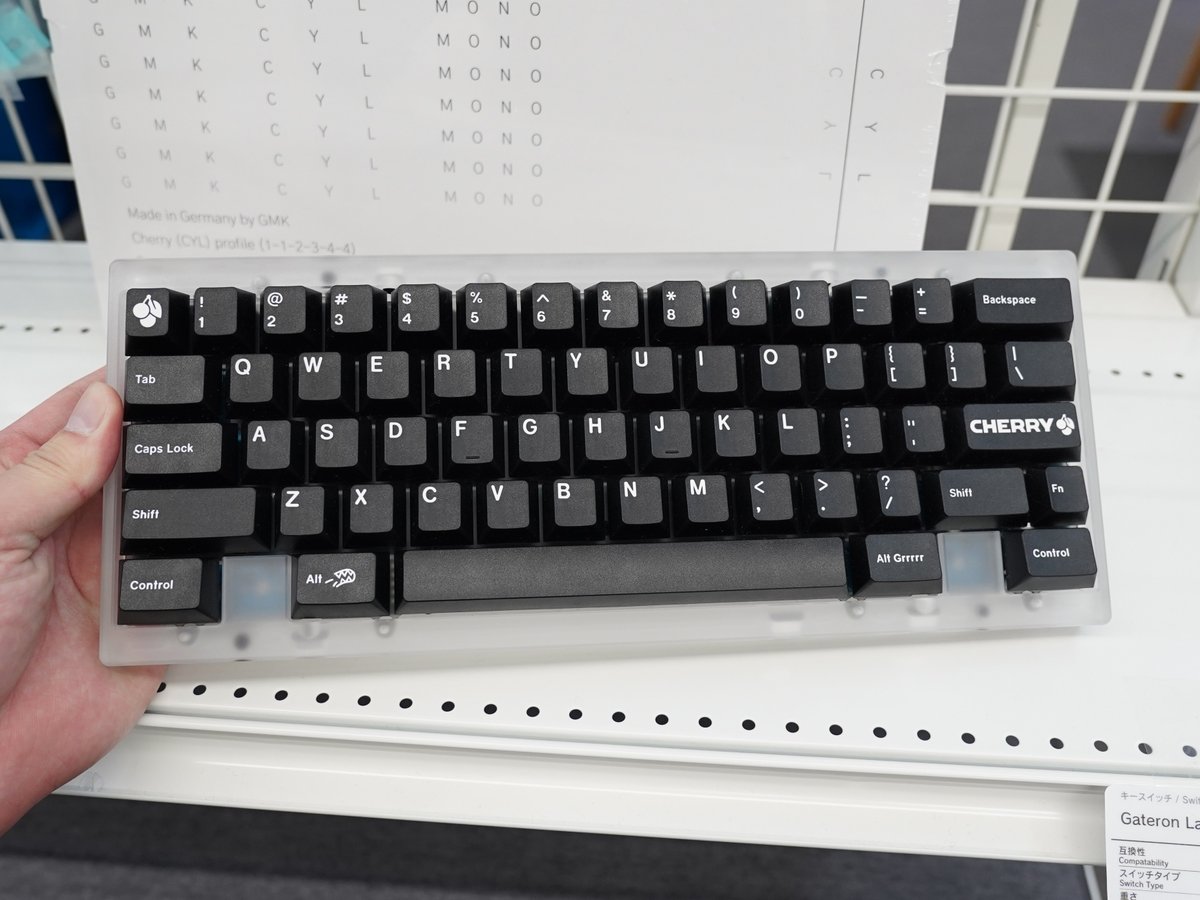更新：モノクロームデザインのキーキャップセット「GMK CYL MONO