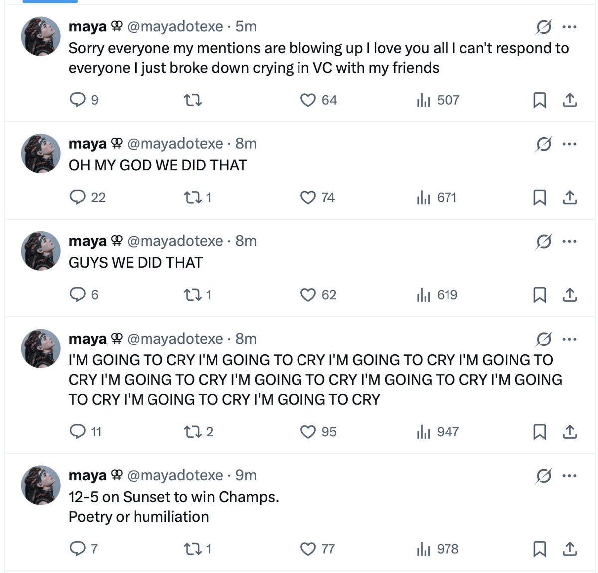 maya ⚢ tweet media