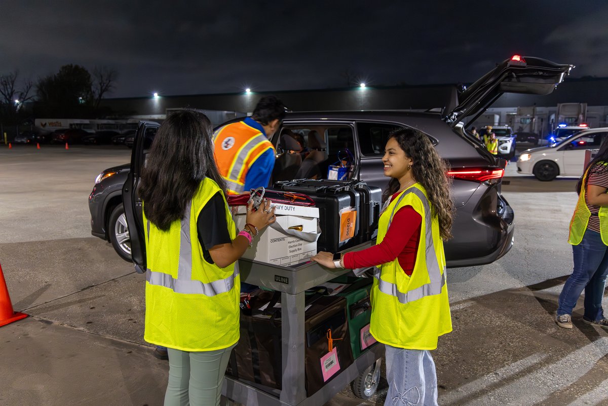 Harris County Elections Department tweet media