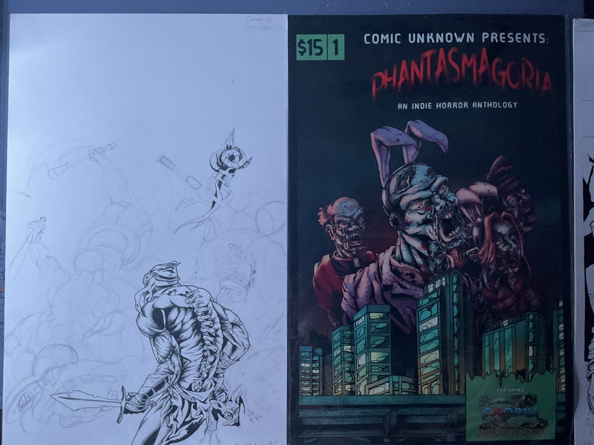 SeclusionStudio's tweet photo. Thought Iβd share my #phantasmagoria WIP that I did during #Topicless tonight . Hope ya like it. #heavenlyhorror #comicbookartist #horrorcomic #ReadComicsYouLike #seclusionstudios #comics #indiecomics #commissionsopen #comicart #Keepcraftalive @RushbrookDraws https://t.co/JJ9RqxzyMX