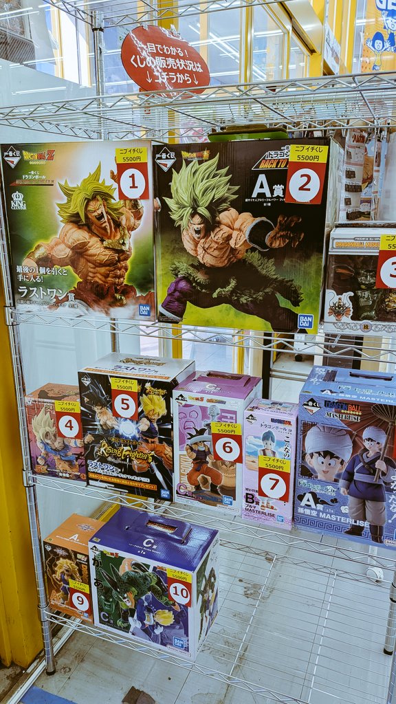🔽🔽🔽🔽🔽🔽🔽🔽 #ドラゴンボール フィギュアくじ
