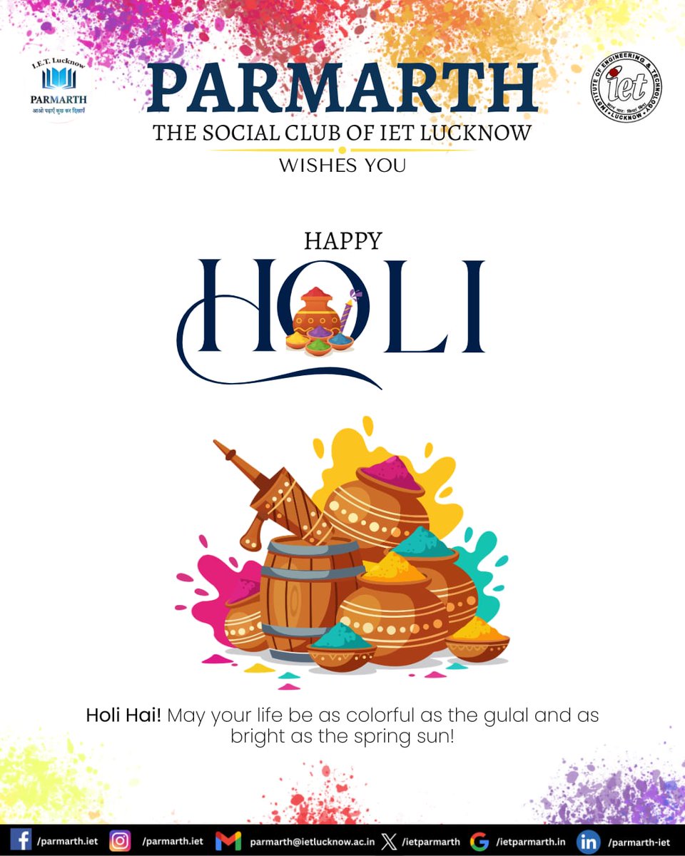 PARMARTH - Social Club of IET Lucknow (@ietparmarth) / Posts / X