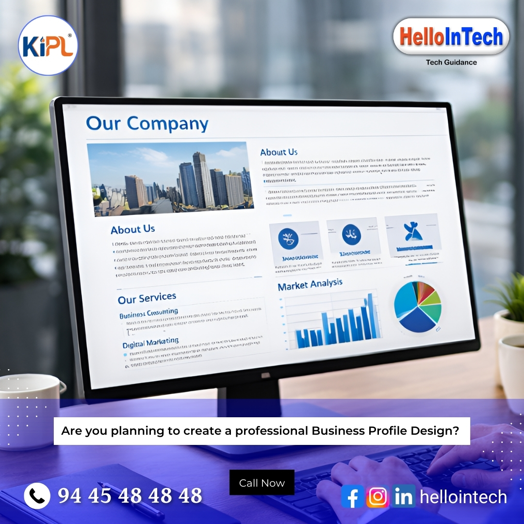 HelloIntec13514's tweet image. 𝗕𝘂𝘀𝗶𝗻𝗲𝘀𝘀 𝗣𝗿𝗼𝗳𝗶𝗹𝗲 𝗗𝗲𝘀𝗶𝗴𝗻

Your business profile represents your company to clients and investors. Hello InTech designs clean and professional profiles that clearly present your services and strengths.

#hellointech #businessprofile #corporatebranding #intech